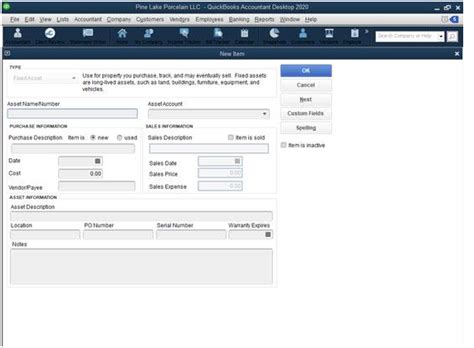 Image result for Remove Asset QuickBooks Desktop