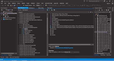 How to view DLL function and properties in visual studio
