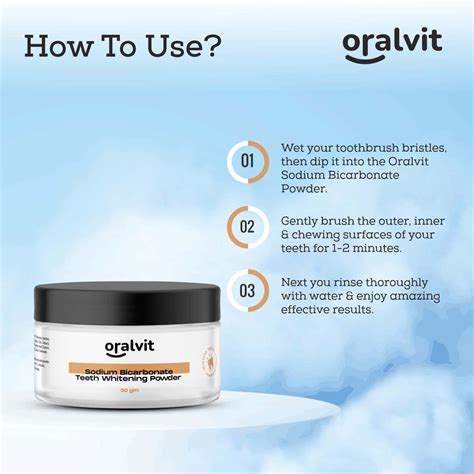Buy ORALVIT SODIUM BICARBONATE TEETH WHITENING POWDER WITH BAKING SODA ...