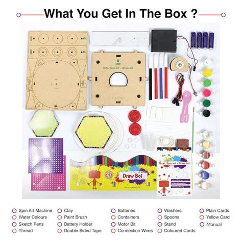 Butterfly Edufields 3 in 1 DIY Spin Art & Drawing Robot — Toycra