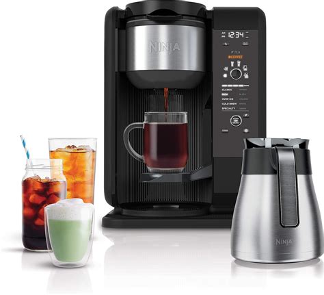 Amazon.com: Ninja Hot & Cold Brewed System W/Thermal Carafe Coffee ...