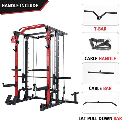 ER KANG Olympic Power Cage, 1000 lbs Light Commercial Weight Cage with ...