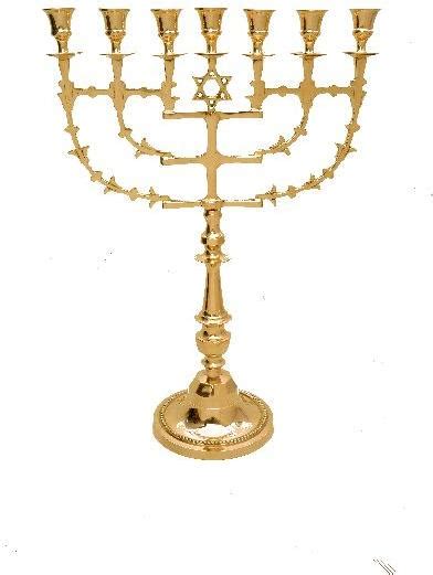 A R International Moradabad - 30cm 7-light Menorah Manufacturer Exporter