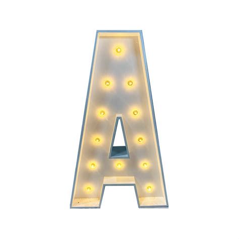 4' Marquee Letter - A - Marquee Letters, Lighting & Staging - Pacific ...