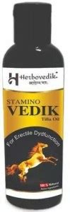 Herbovedik Size Strong Performance Ayurvedic Tilla Oil Price in India ...