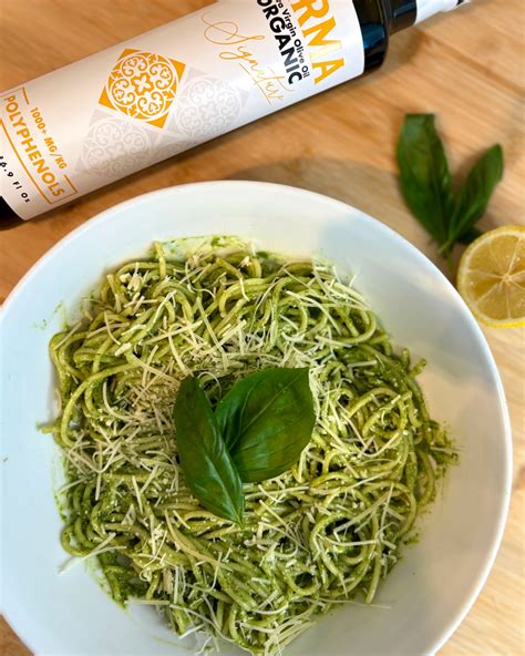 Super Green Pesto Pasta - Eating With Zion