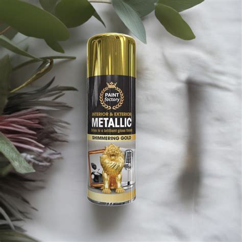 Gold Metallic Spray Paint 400ml All Purpose – Sprayster