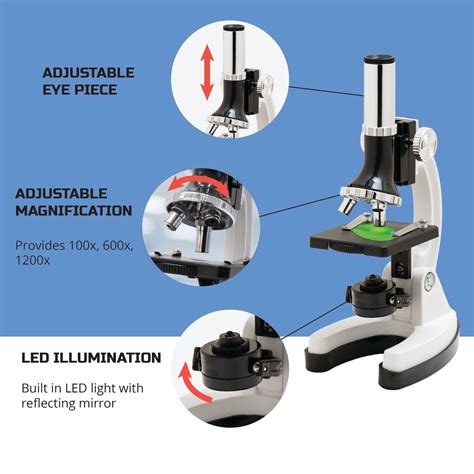 Buy Discovery™ #Mindblown Microscope Set 48-Piece with Durable Metal ...