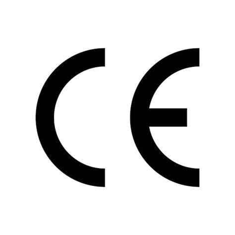 Marquage CE, logo de symbole industriel européen isolé, icône ...