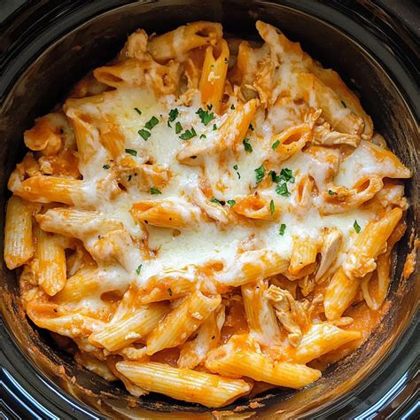 Crock Pot Italian Chicken Pasta – Simply Made at Home – Easy Homemade ...