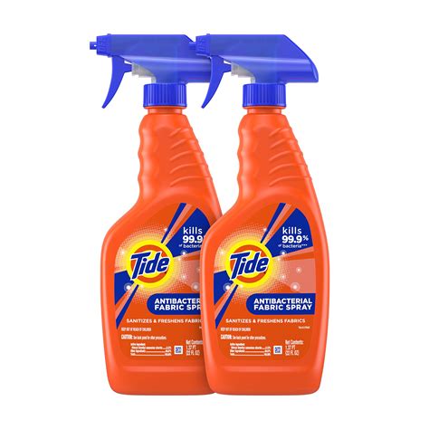 Tide Fabric Spray 22 fl oz - 2 Count Pack - Anti-Bacterial Fabric Spray ...