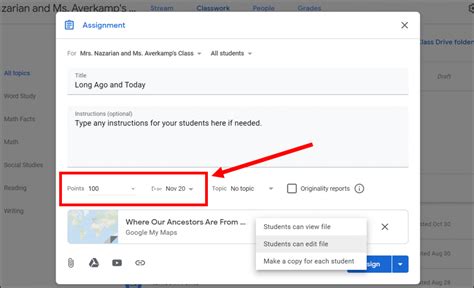 Image result for Google Classroom Assignment