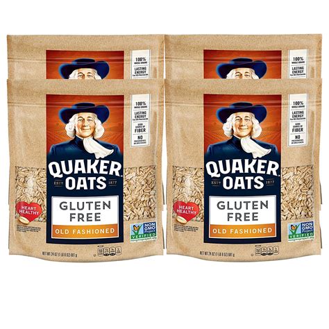 Buy Quaker Gluten Free Old Fashioned Rolled Oats, Non GMO Project ...