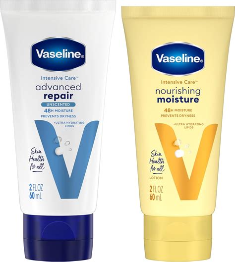 Amazon.com : Vaseline Intensive Care Lotion Bundle – Advanced Repair ...