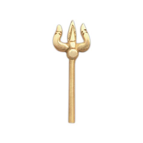 Buy TREEMAISON CORONATING Homes Shiv Brass Trishul | Trishakti Yantra ...