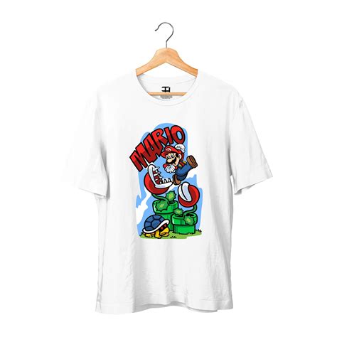Buy Super Mario Printed T-shirt Online in India | Teeshood – Teeshood.com