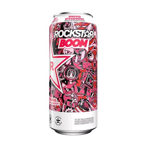Buy Rockstar Boom! Whipped Strawberry Energy Drink, 16 oz, 1 ct from ...