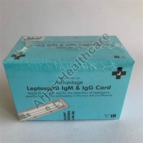 J. Mitra Leptospira IGM IgG Card Supplier from Pune