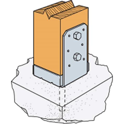 ABU ZMAX Galvanized Adjustable Standoff Post Base India | Ubuy