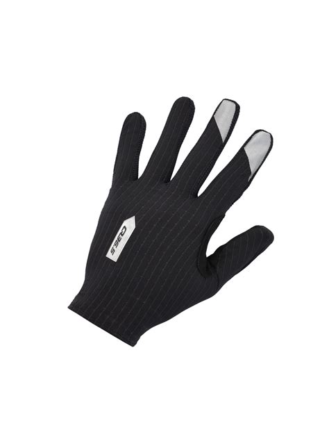 Q36.5 Dottore Long Fingers Summer Gloves Black | SILBEST Cycle シルベストサイクル
