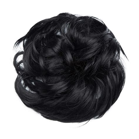 OSEN Synthetic 8 Inch Large Ponytails Messy Hair Bun Rubber Band ...