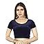 Buy BKD FASHION Women's Velvet Solid Half Sleeve Readymade Blouse (BKD ...