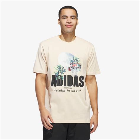 Buy Adidas Crystal Sand Lil Stripe Photoreal Graphic T-shirt for Men ...