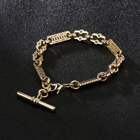 Kids Gold Stars and Bars T-Bar Bracelet – Jewellery King