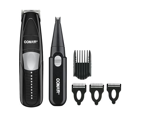 Conair for Men 2-in-1 Beard & Mustache Trimmer; Cordless - Battery ...