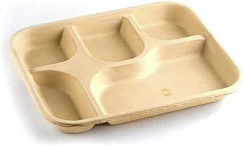 CHUK Disposable Meal Plate (4 Compartments) for Parties, Eco Friendly ...