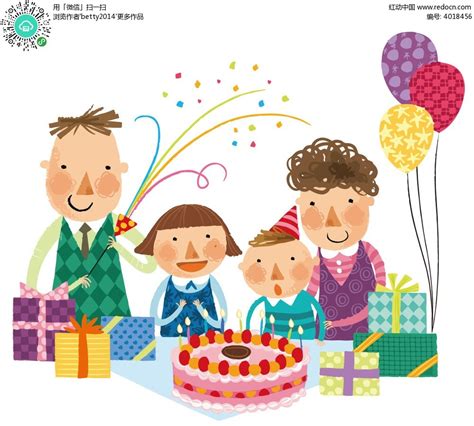 一家人欢乐的庆祝生日高清图片下载-正版图片501218297-摄图网