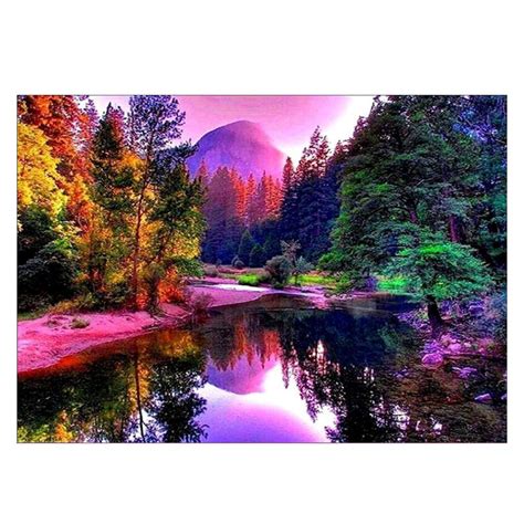 Xusun Landscape 5D DIY Full Diamond Paintings Embroidery Cross Craft ...