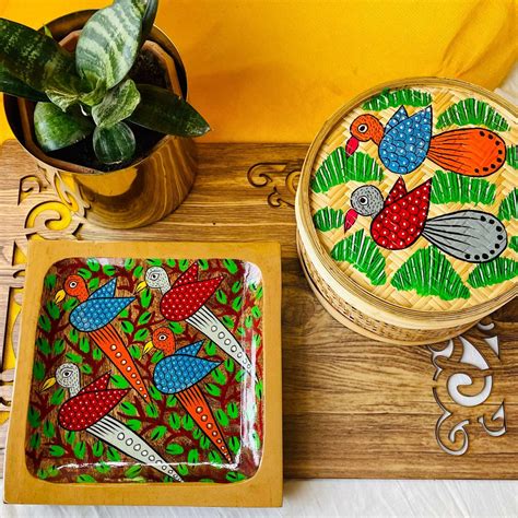 Chiraiya Hamper 3 | Square Wooden Platter X Bamboo Utility Box