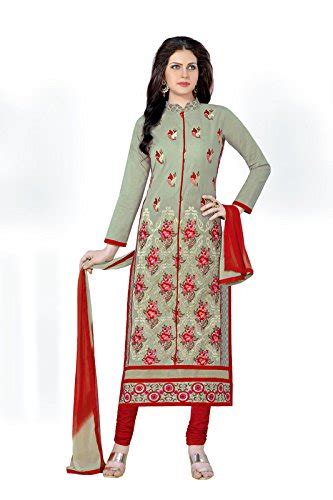 Buy Khushi Arts Grey Color Party Wear FANCY MULTI EMBRODIERY WITH ...