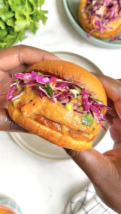 Bang Bang Salmon Burger | kingcooks