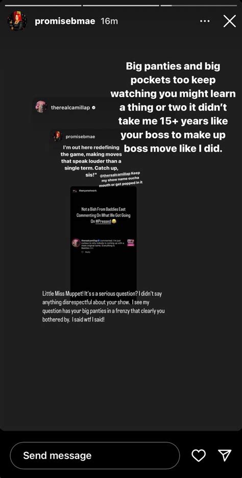 Camila came for another network for their bootleg version of baddies 😂😂 ...