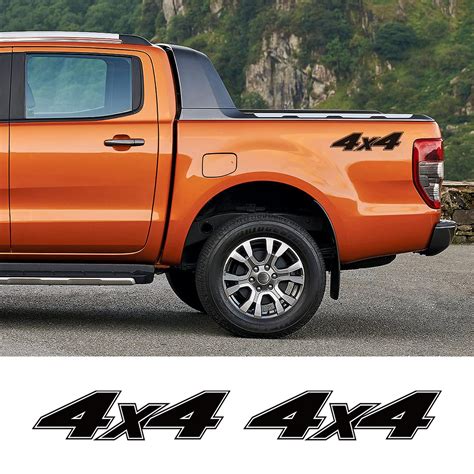 Car Side Skirt Stickers Stripe Decal Decals For Ford Ranger ...