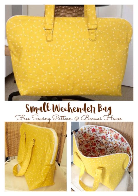 Weekend Bag Pattern 的图像结果