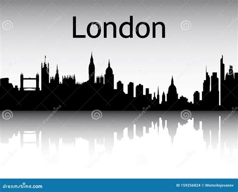City Skyline of London England Stock Vector - Illustration of france ...