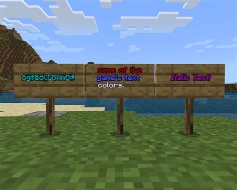 Minecraft Sign Text Color 的图像结果