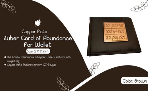 anciently Kuber Card of Abundance For Wallet | Kuber Yantra Numbers ...