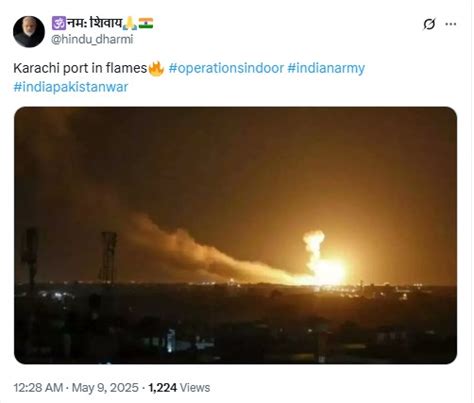 Fact Check: Karachi Port Destroyed In Indian Navy Attack? Social Media ...
