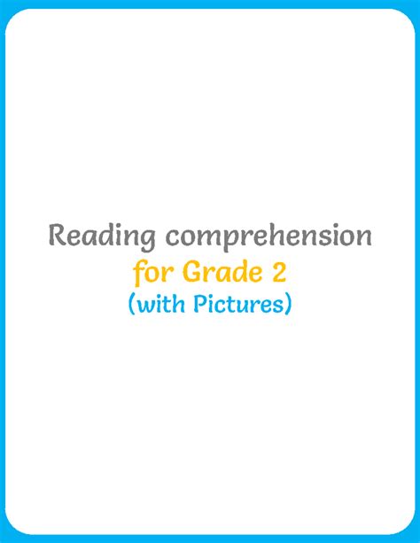 Image result for Comprehension for Class 2