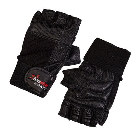 Tenstar Amaze Half Finger Gym Gloves - Black – athletive