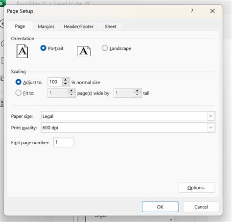 Image result for Paper Setting in Excel