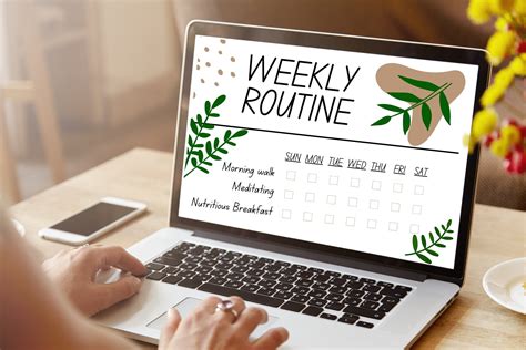 Weekly Routine 的图像结果