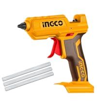 INGCO CGGLI2001 20W 20V Cordless Glue Gun with 3 Pcs 150mm Glue Stick ...