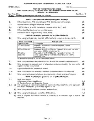 Chemistry - Engineering Chemistry - Studocu