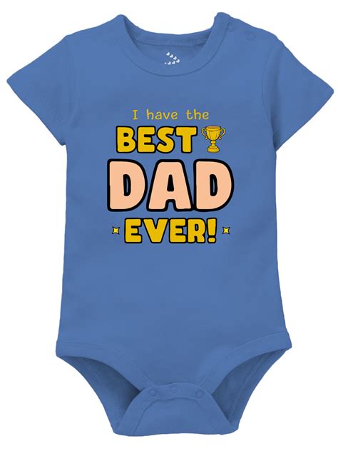 Best Dad Ever - Onesie | Buy online Personalised Baby Onesie/Romper ...