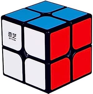 AdiChai QiYi Qidi 2x2 Speed Magic Black Base Cube Skickerd Puzzle Toy ...